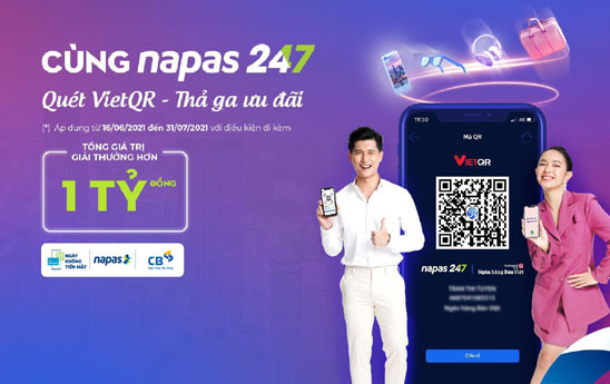Cùng Napas 247 "Quét VietQR - Thả ga ưu đãi"