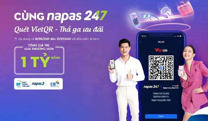 Cùng Napas 247 "Quét VietQR - Thả ga ưu đãi"