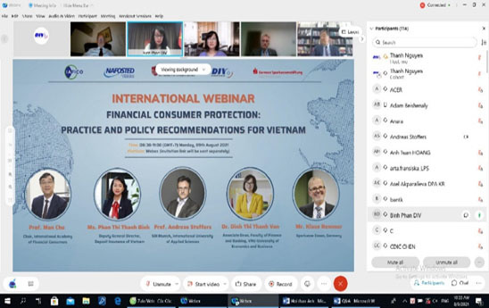 DIV tổ chức hội thảo trực tuyến bảo vệ người tiêu dùng và đề xuất chính sách