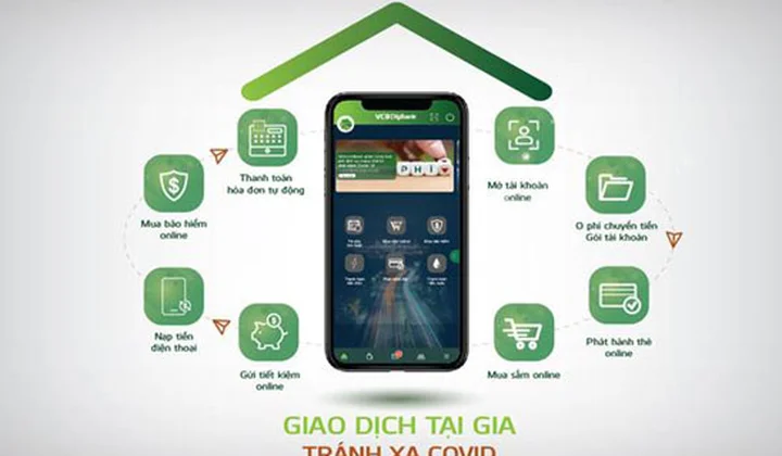 Giao dịch an toàn tại nhà với các dịch vụ trực tuyến của Vietcombank