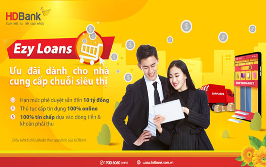 HDBank với chương trình tín dụng 100% online
