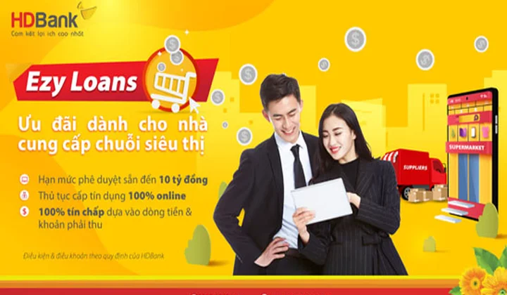 HDBank với chương trình tín dụng 100% online