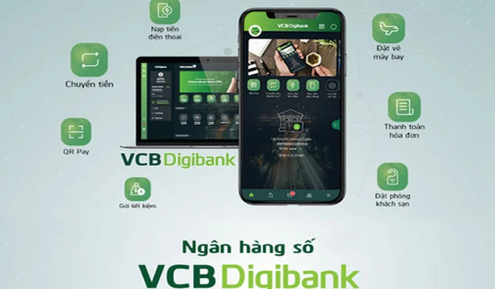 Vietcombank triển khai thêm nhiều tính năng mới trên VCB Digibank