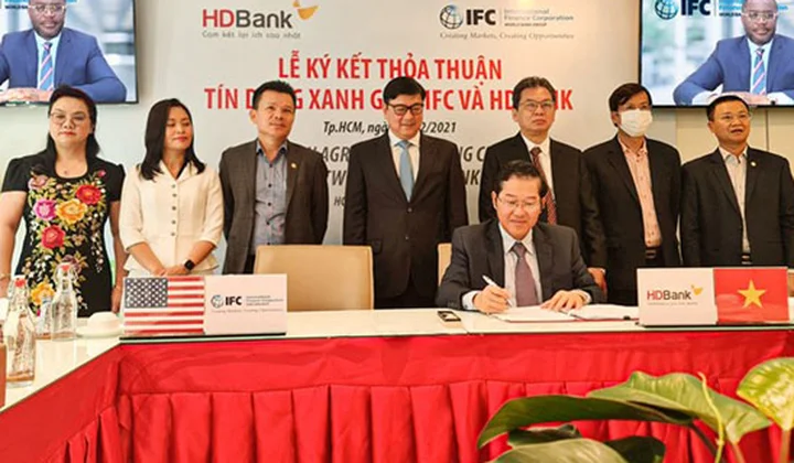 IFC hỗ trợ HDBank 70 triệu USD thúc đẩy chống biến đổi khí hậu