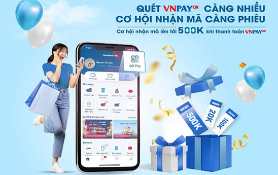 Khuyến mãi khách hàng quét mã VNPAY-QR trên VietinBank iPay Mobile