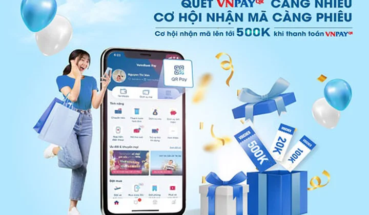 Khuyến mãi khách hàng quét mã VNPAY-QR trên VietinBank iPay Mobile