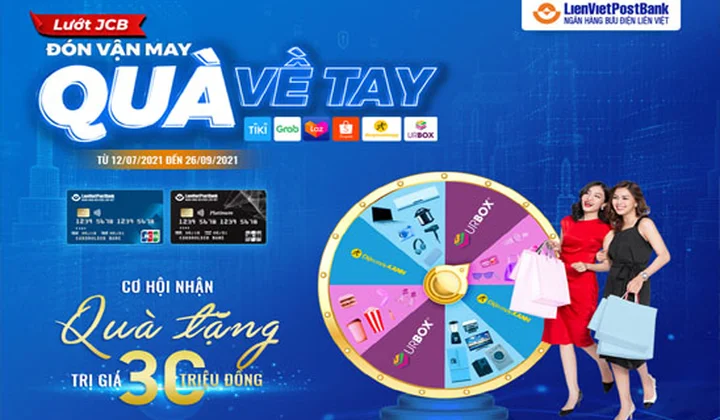 LienVietPostBank tặng quà cho khách hàng giao dịch qua Thẻ Tín dụng