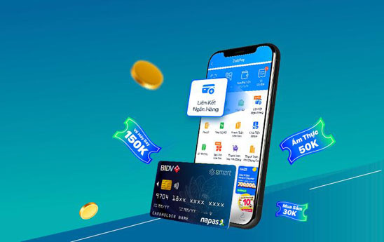 Liên kết BIDV với ZaloPay, nhận ngay ưu đãi 1 triệu đồng