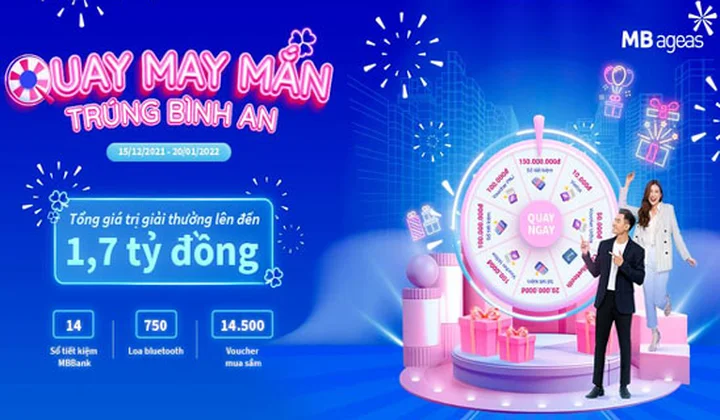 MB Ageas Life tri ân khách hàng “Quay may mắn - Trúng bình an”