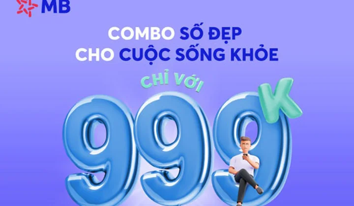 MB combo ưu đãi Tài khoản số đẹp cho cuộc sống khỏe