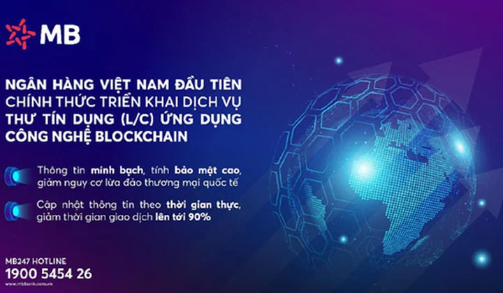 MB cung cấp blockchain L/C trên Contour