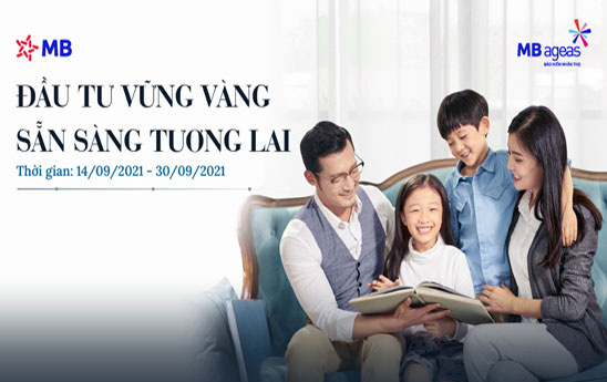 MB khuyến mại “Đầu tư vững vàng, Sẵn sàng tương lai”