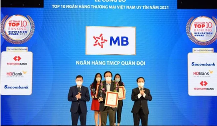MB tiếp tục khẳng định vị thế thương hiệu uy tín năm 2021