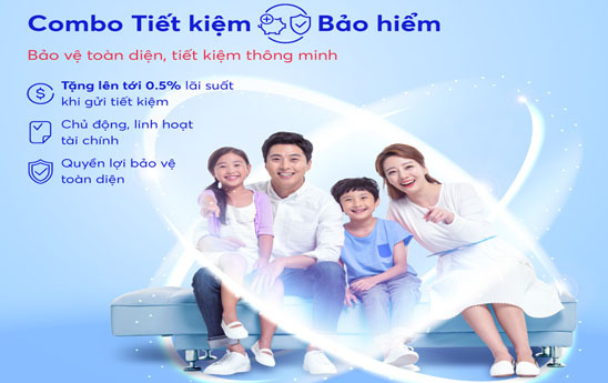 MB ưu đãi combo Bảo hiểm - Tiết kiệm: Bảo vệ toàn diện - tiết kiệm thông minh