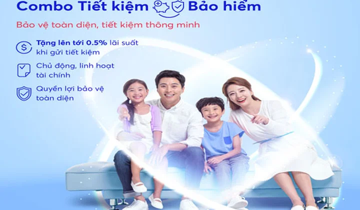 MB ưu đãi combo Bảo hiểm - Tiết kiệm: Bảo vệ toàn diện - tiết kiệm thông minh
