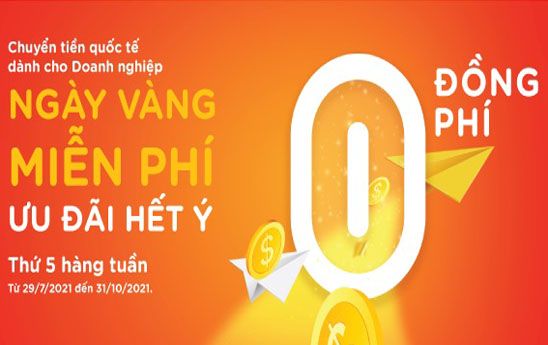 MSB ưu đãi ngày vàng - Miễn 100% phí chuyển tiền quốc tế cho doanh nghiệp