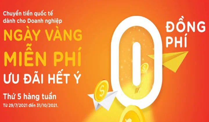 MSB ưu đãi ngày vàng - Miễn 100% phí chuyển tiền quốc tế cho doanh nghiệp