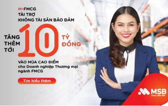 MSB với giải pháp chuyên biệt vượt trội dành cho doanh nghiệp FMCG