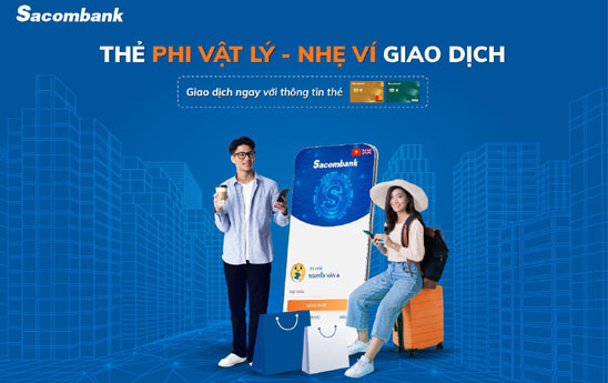 Mở thẻ thanh toán trên Sacombank Pay