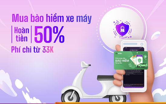 Mua bảo hiểm xe máy trên app TPBank