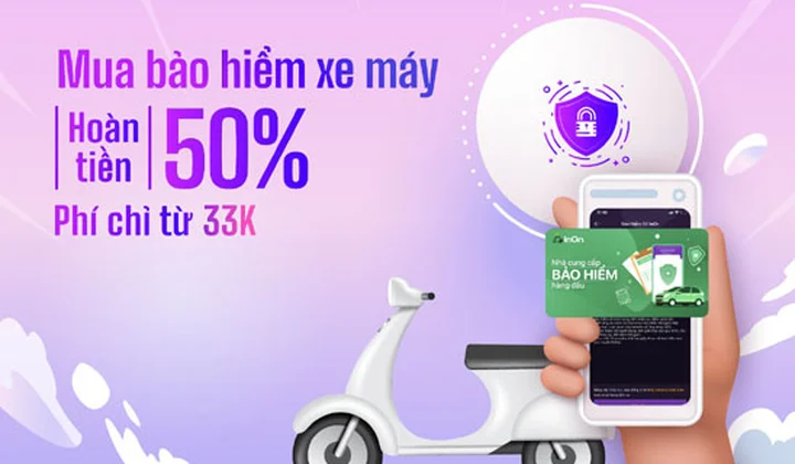 Mua bảo hiểm xe máy trên app TPBank