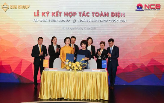NCB và Sun Group ký kết thỏa thuận hợp tác toàn diện