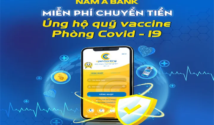 NamABank miễn phí chuyển tiền ủng hộ Quỹ Vac xin phòng, chống dịch Covid-19