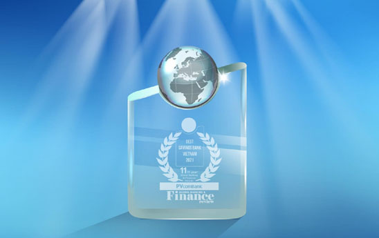 PVcomBank tiếp tục khẳng định vị thế với 03 giải thưởng quốc tế
