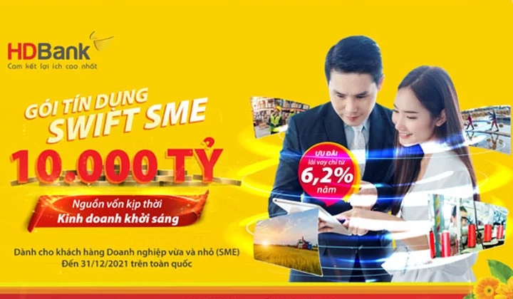 Phục hồi kinh doanh với gói vay online lãi suất chỉ từ 4,99% của HDBank