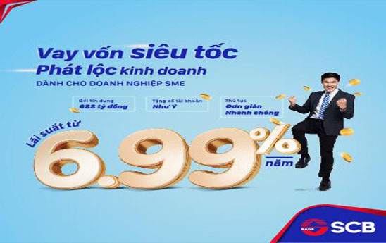 SCB triển khai gói cho vay siêu tốc dành cho Doanh nghiệp SME