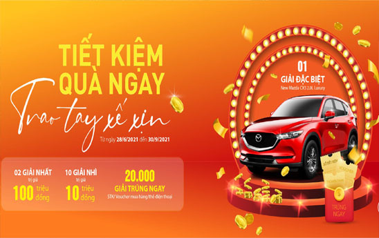SHB khuyến mại “Tiết kiệm, Quà ngay, Trao tay xế xịn”