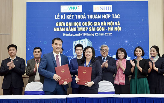 SHB và Đại học quốc gia Hà Nội ký kết hợp tác toàn diện
