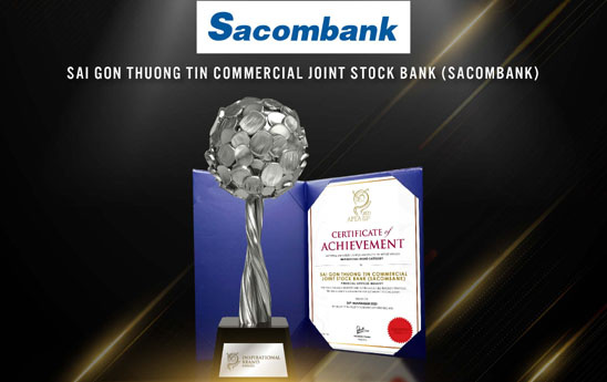 Sacombank nhận 2 giải thưởng quốc tế APEA 2021