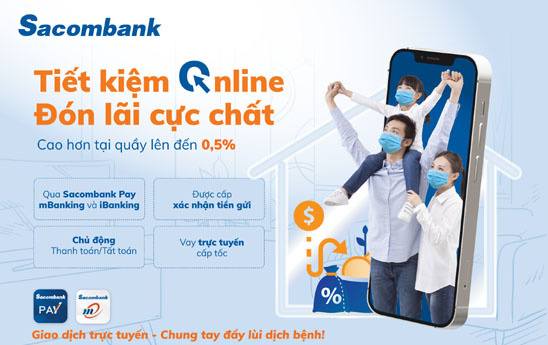 Sacombank ưu đãi lãi suất khách hàng