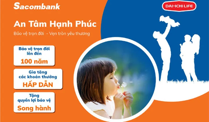 Sacombank với "An tâm hạnh phúc" - Giải pháp tài chính toàn diện cho mọi gia đình
