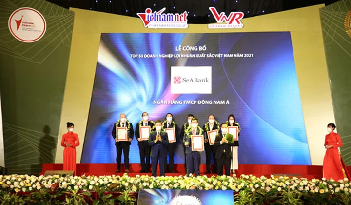 SeABank lọt Top 50 doanh nghiệp có lợi nhuận xuất sắc Việt Nam 2021
