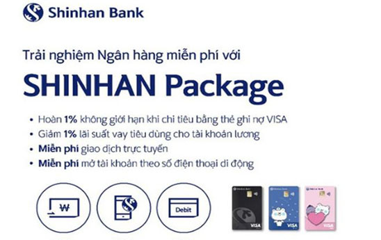 “Shinhan Package” với các quyền lợi tối ưu