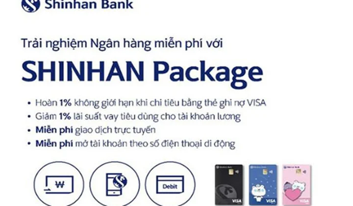 “Shinhan Package” với các quyền lợi tối ưu