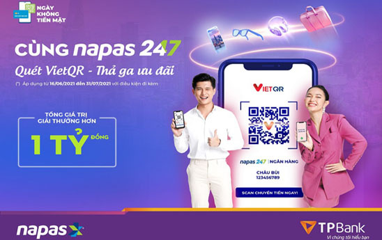 TPBank tham gia chương trình “Quét VietQR - Thả ga ưu đãi”