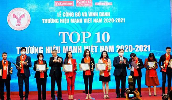 Techcombank được vinh danh top 10 thương hiệu mạnh Việt Nam 2021