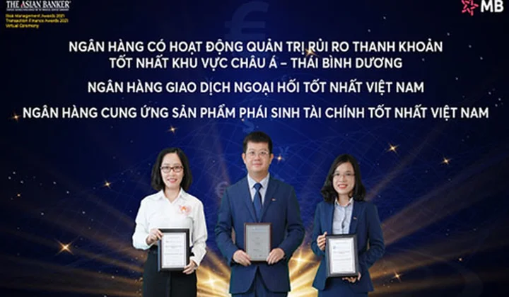 The Asian Banker vinh danh MB ba giải thưởng lớn