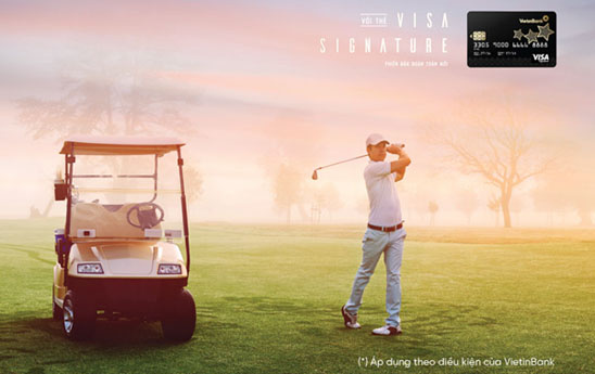 “Thẻ VIP trên tay - Đặc quyền nhận ngay” với VietinBank Visa Signature