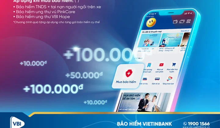 Ưu đãi đặc biệt khi mua bảo hiểm trên VietinBank iPay