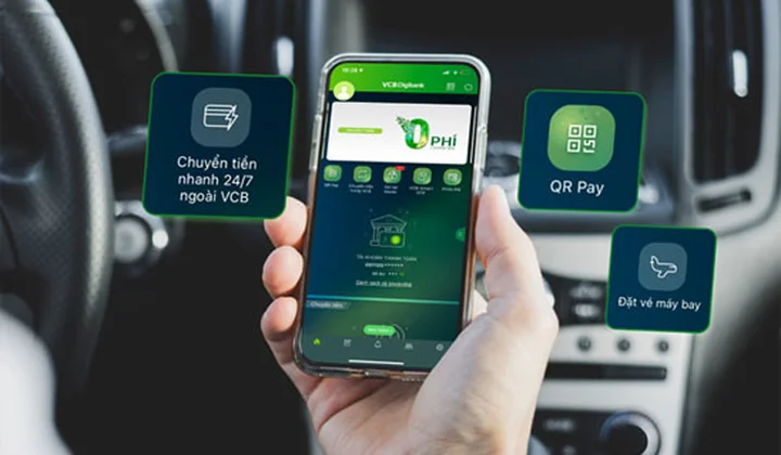 Vietcombank triển khai nhiều tính năng mới trên VCB Digibank