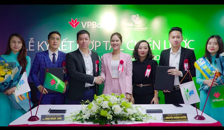 VPBank ký kết hợp tác chiến lược với Phố Xanh Group