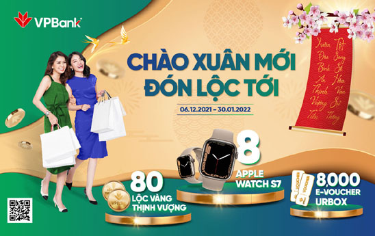 VPBank tung ngàn quà tặng “Chào Xuân mới, đón lộc tới”