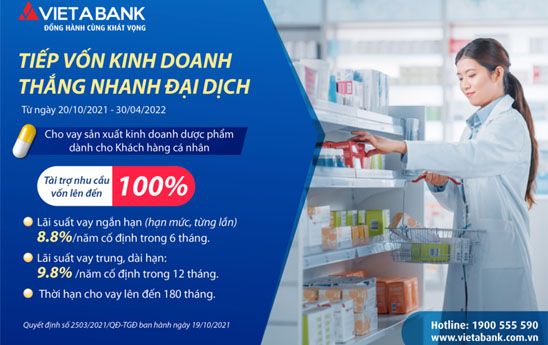 VietABank “Tiếp vốn kinh doanh - thắng nhanh đại dịch”