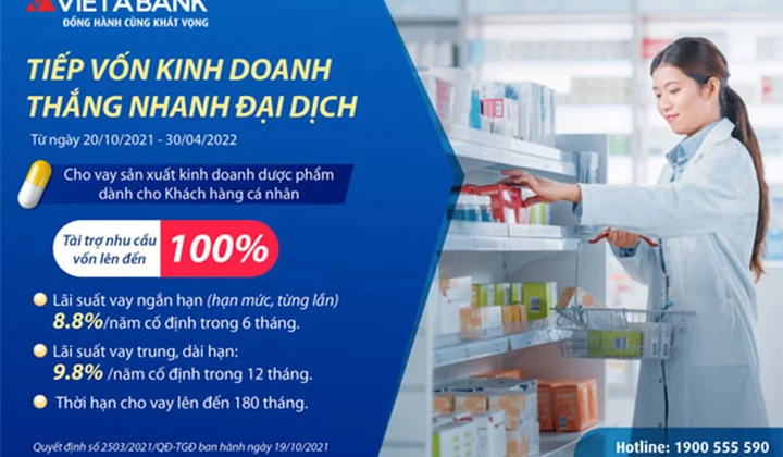 VietABank “Tiếp vốn kinh doanh - thắng nhanh đại dịch”