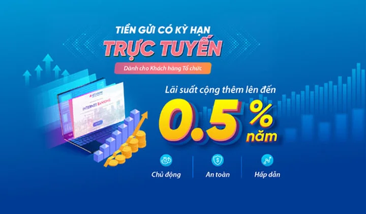 VietABank ra mắt sản phẩm Tiền gửi Online