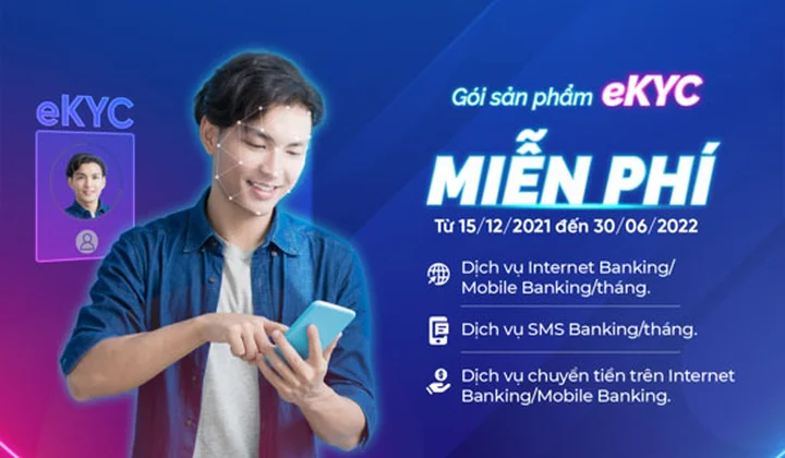 VietABank ưu đãi dành cho gói sản phẩm eKYC